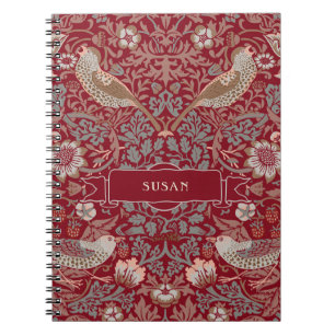 Cuaderno William Morris Strawberry Thief