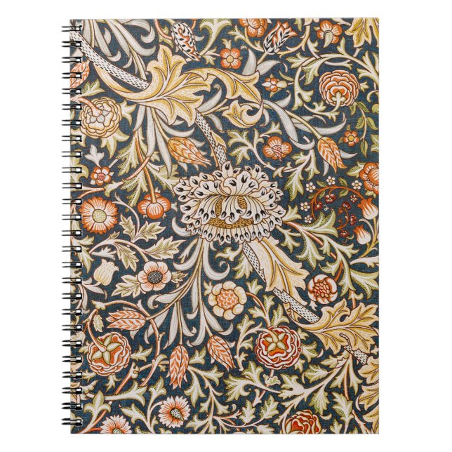 Cuaderno William Morris Trent Garden Flower Pattern Classic (Frente)