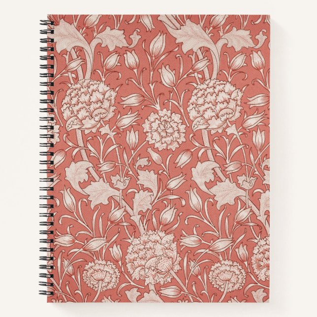 Cuaderno William Morris Wild Tulip Classic Victorian Design (Anverso)