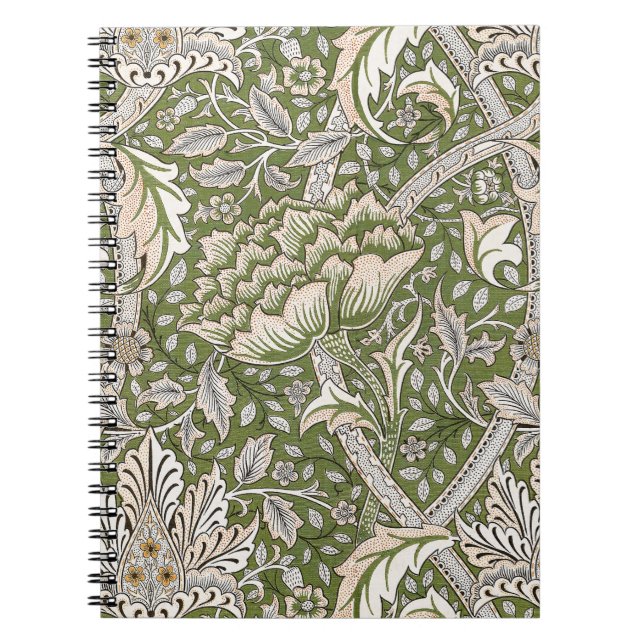 Cuaderno William Morris Windrush floral clásico (Frente)