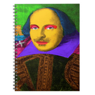Cuaderno William Shakespeare Pop Art