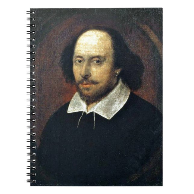 Cuaderno William Shakespeare Spiral Notebook (Frente)