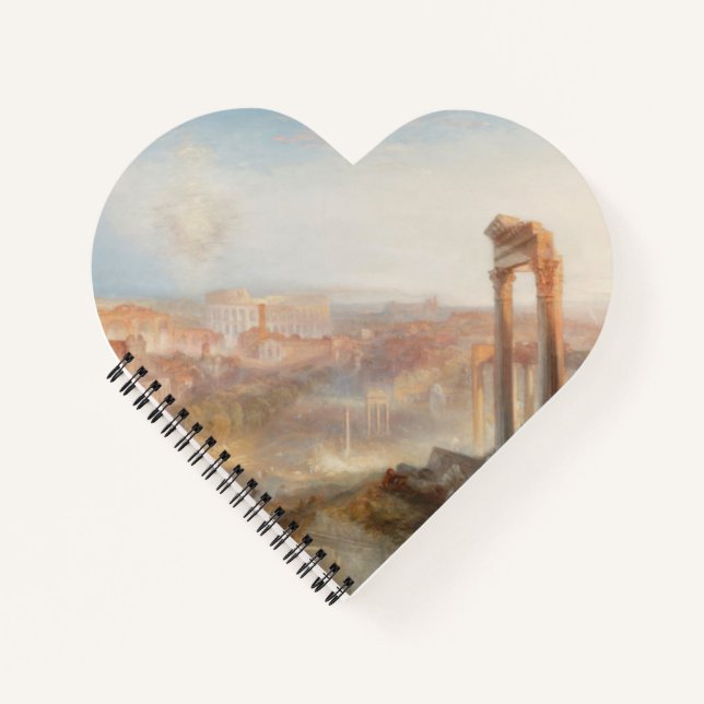 Cuaderno William Turner British - Roma-Campo Vaccino modern (Anverso)