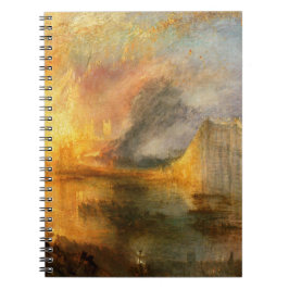 Cuaderno William Turner - El incendio del Parlamento