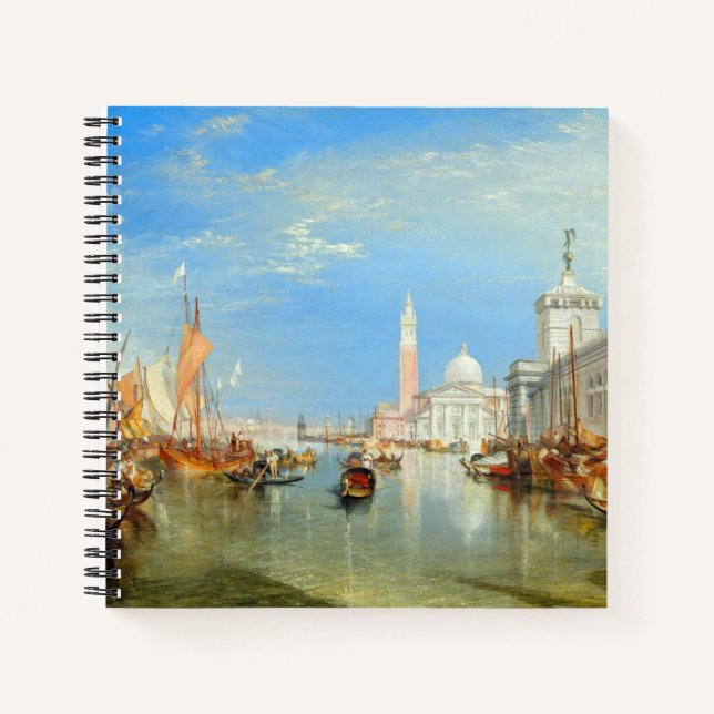 Cuaderno William Turner - Venecia, Dogana y San Giorgio (Anverso)