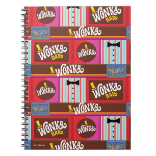Cuaderno Willy Wonka Candy Pattern