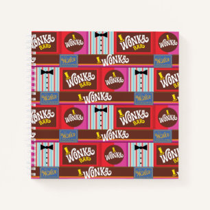 Cuaderno Willy Wonka Candy Pattern