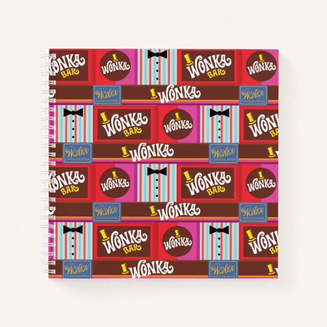 Cuaderno Willy Wonka Candy Pattern (Anverso)