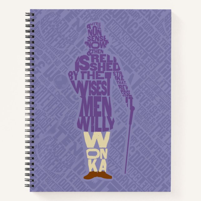 Cuaderno Willy Wonka Cote Silhouette (Anverso)