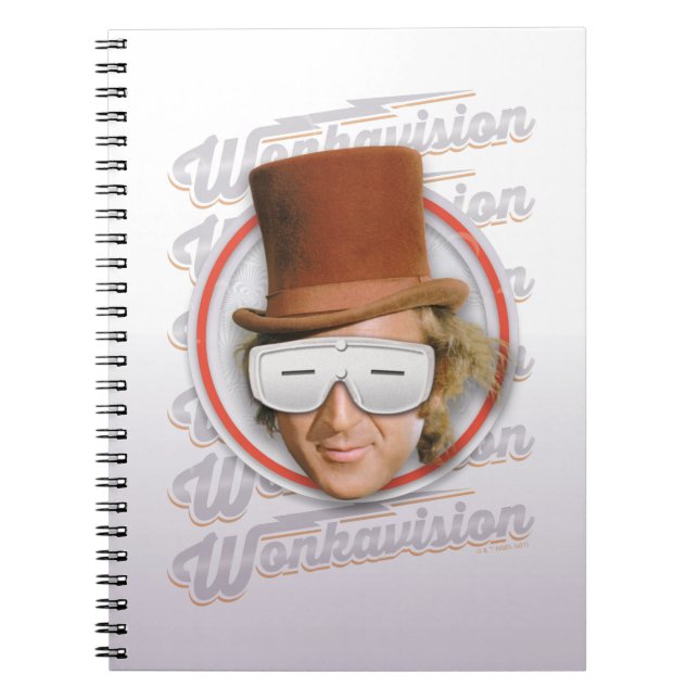 Cuaderno Willy Wonka en Goggles de Wonkavision (Frente)