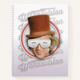 Cuaderno Willy Wonka en Goggles de Wonkavision