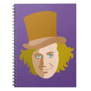 Cuaderno Willy Wonka Stenciled Face
