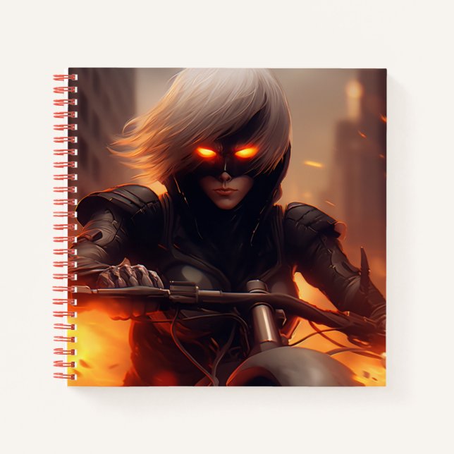 Cuaderno Wind in the Hair (Anverso)