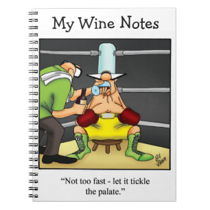 Cuaderno Wine Humor Journal