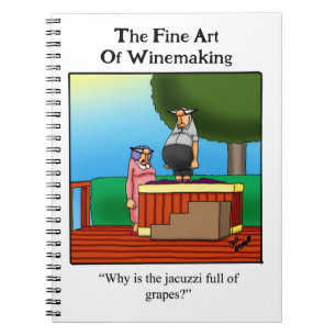 Cuaderno Wine Humor Personaliza el bloc de notas