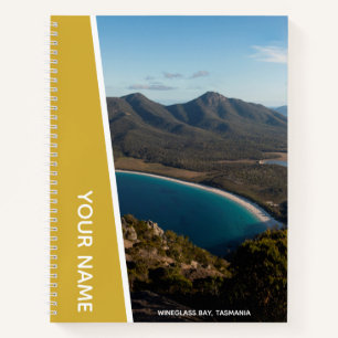 Cuaderno Wineglass Bay, Tasmania, Australia, Gold