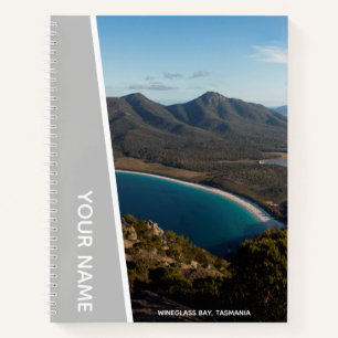 Cuaderno Wineglass Bay, Tasmania, Australia, Plata