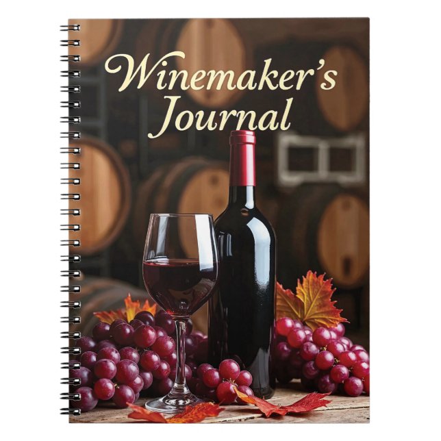 Cuaderno Winemaking Recipes (Frente)