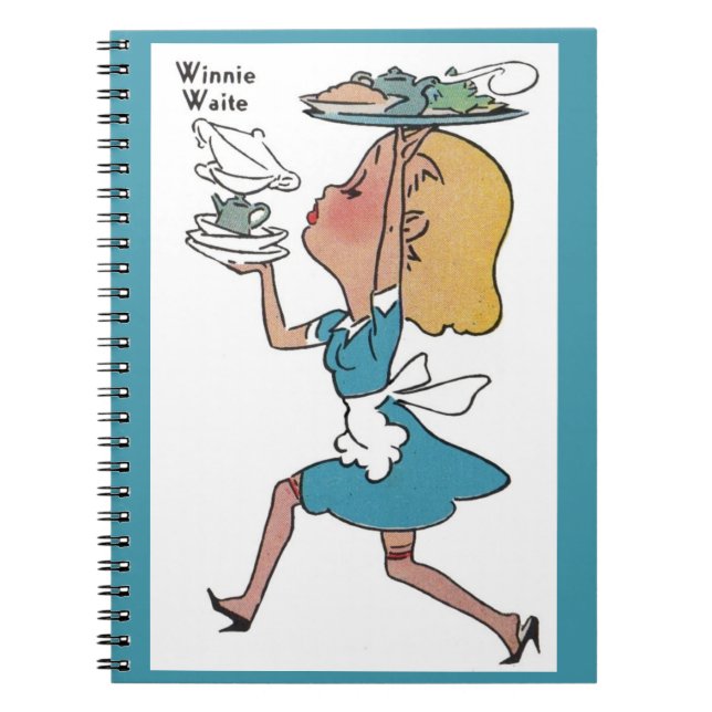 Cuaderno Winnie Waite, la ocupada camarera (Frente)