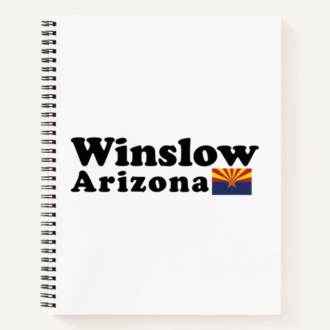 Cuaderno Winslow, equipo portátil en espiral de Arizona (Anverso)