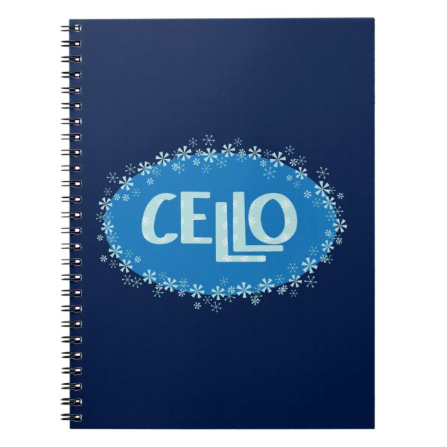Cuaderno Winter Cello (Frente)
