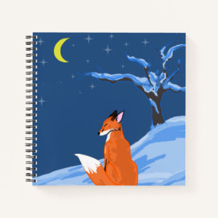 Cuaderno Winter Night Fox