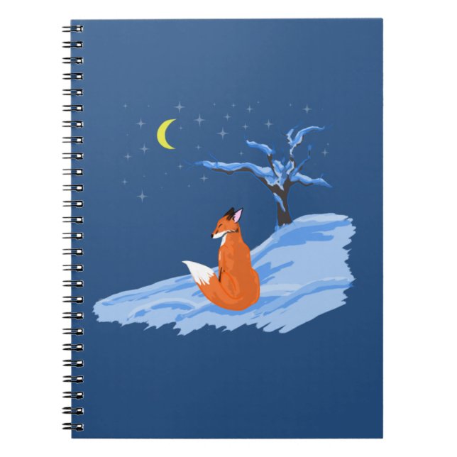 Cuaderno Winter Night Fox (Frente)