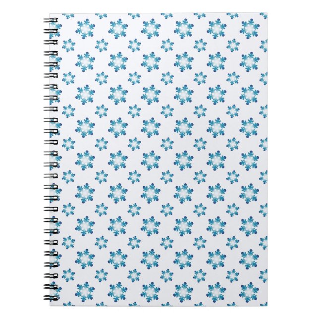 Cuaderno Winter Notebooks with Snowflakes  (Frente)