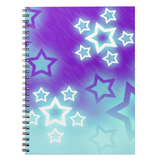 Cuaderno Winter Purple Stars (Frente)