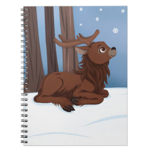 Cuaderno Winter Reindeer
