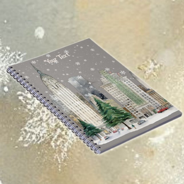 Cuaderno Winter Snow in the City (Subido por el creador)