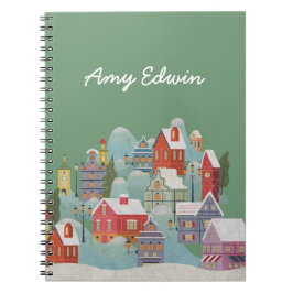 Cuaderno Winter Town Christmas