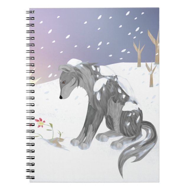 Cuaderno Winter Wolf (Frente)