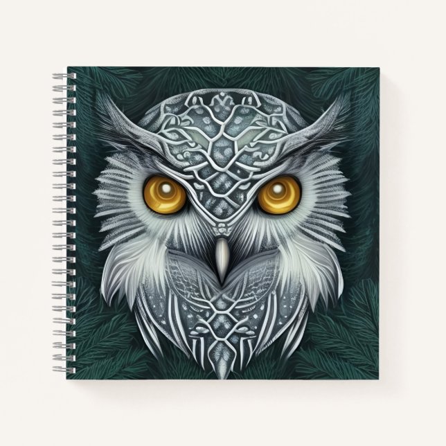 Cuaderno Winter Wonder Snow Owl Beauty (Anverso)