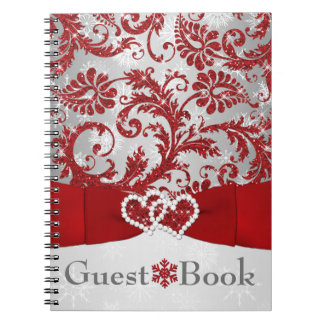 Cuaderno Winter Wonderland se unió al libro de Bodas de cor