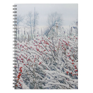 Cuaderno winterberry y cattails
