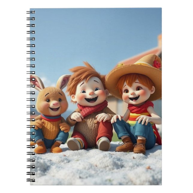 Cuaderno Winterfreunde im Glück (Frente)