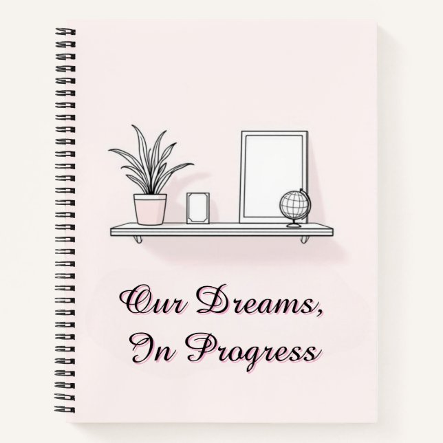 Cuaderno Wish List & Dream Board | Aspirational Floating (Anverso)