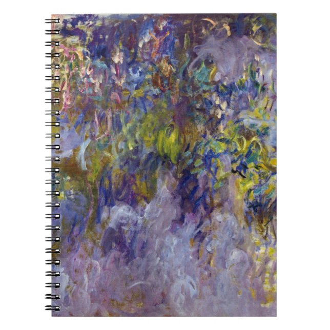 Cuaderno Wisteria (a la izquierda) de Claude Monet (Frente)