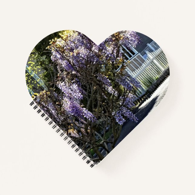 Cuaderno Wisteria en flor (Anverso)