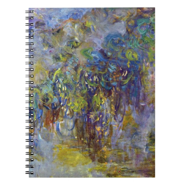 Cuaderno Wisteria (mitad derecha) por Claude Monet (Frente)
