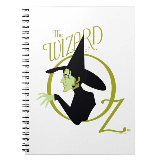 Cuaderno Witch™ El Asistente Del Logotipo Oz™ (Frente)