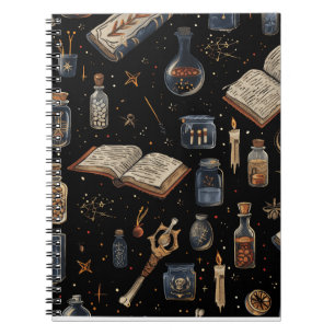 Cuaderno Witchcraft Potion Pattern – Halloween Magic