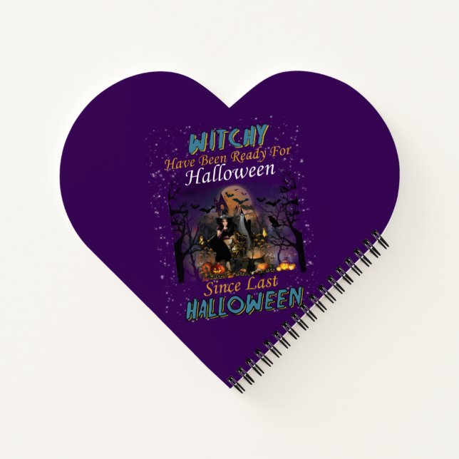 Cuaderno Witchy Ha Estado Listo Para Halloween (Reverso)