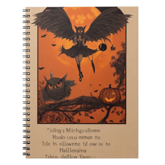 Cuaderno Witchy Wonders Halloween (Frente)