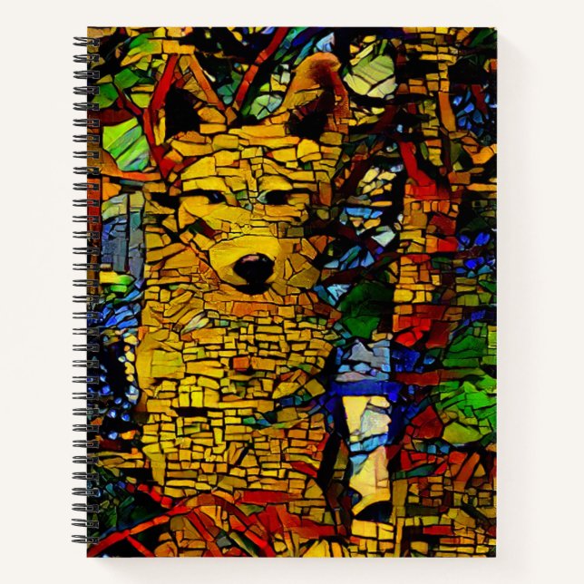 Cuaderno Wolf americano en la IA. I., diversión fotográfica (Anverso)
