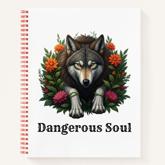 Cuaderno Wolf Dangerous Soul (Anverso)