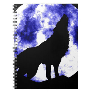 Cuaderno Wolf Howling en la Luna