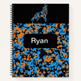 Cuaderno Wolf Splattered Paint