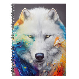 Cuaderno Wolf White wolf Animal Discovery Adventure Nature
